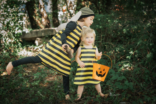 Bumble Bee Kids Halloween Costume, Girls Dress, Baby Costume, Toddler Costume, Honey Bee Costume, Animal Striped, Newborn - Girls 6