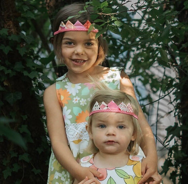 Serre-tête Couronne en Tissu, Cadeaux pour Enfants, Faveur de Fête d'Anniversaire de Maternelle, Costume de Jeu de Rôle, Tiara de Princesse Fée, Cadeau de Pâques