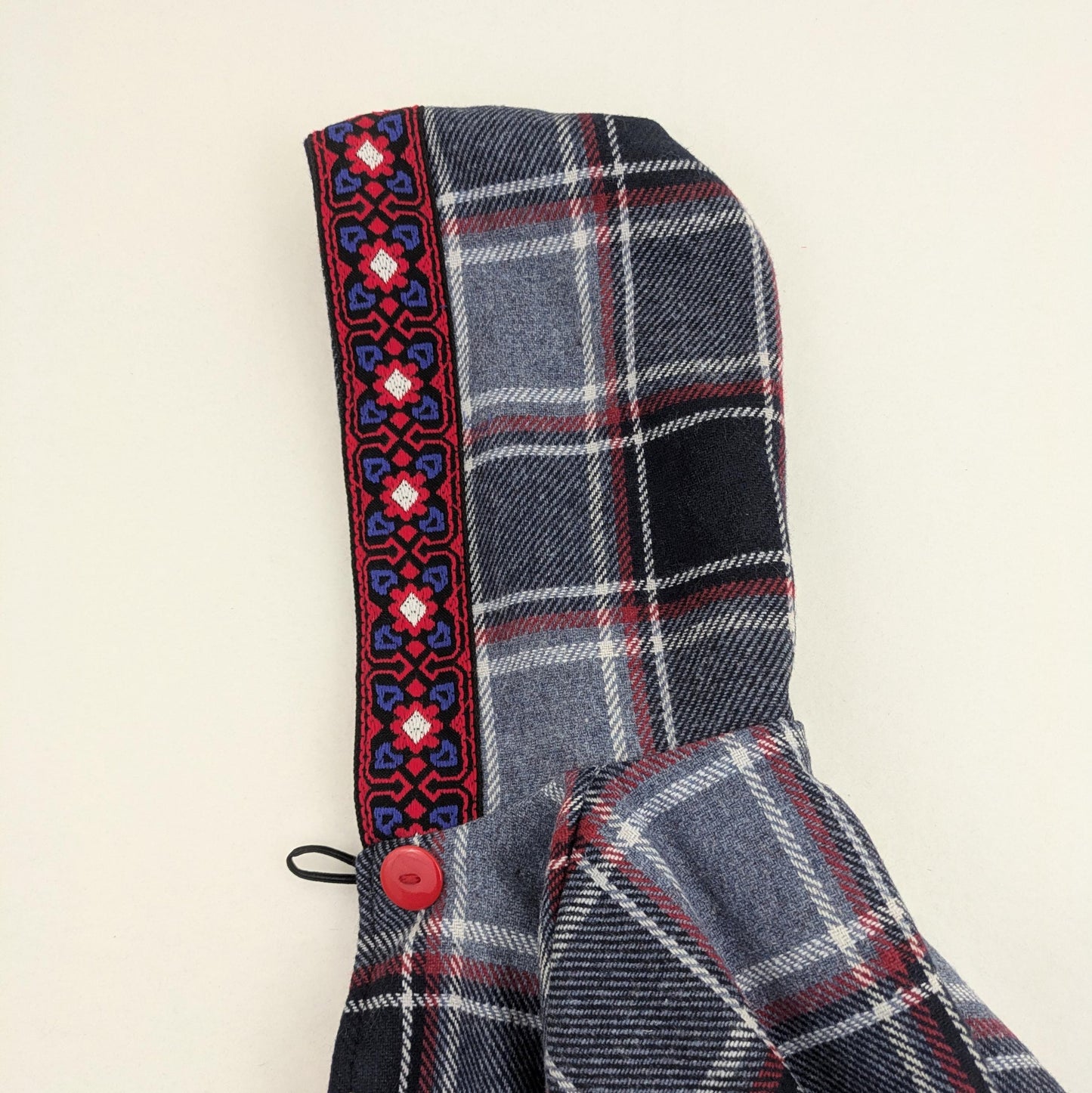 Cape de Noël chaude à carreaux pour garçons et filles, poncho-cape à capuche pour siège auto, cadeau pour enfants, taille S (1-4 ans)