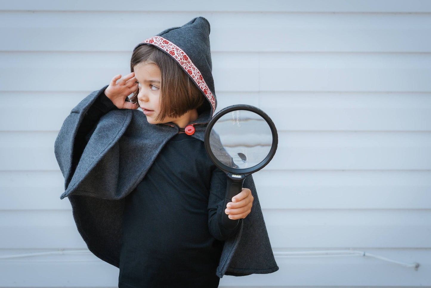 Girls Fleece Hooded Cloak, Kids Nordic Cape with Hood, Car Seat Poncho Cape Coat, Christmas Gift for Girls, Newborn, 3M, 6M, 2T, 4T, 6, 8, 1
