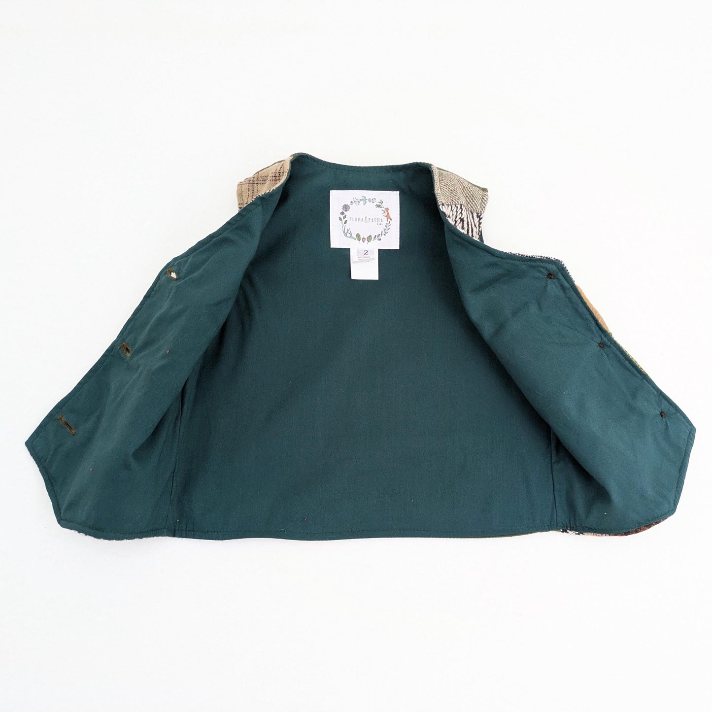 Gilet en laine patchwork fait main pour porteur d'alliances, tenue rustique de Pâques pour garçons, costume de mariage pour enfants à transmettre, gilet pour tout-petits, taille NB-10