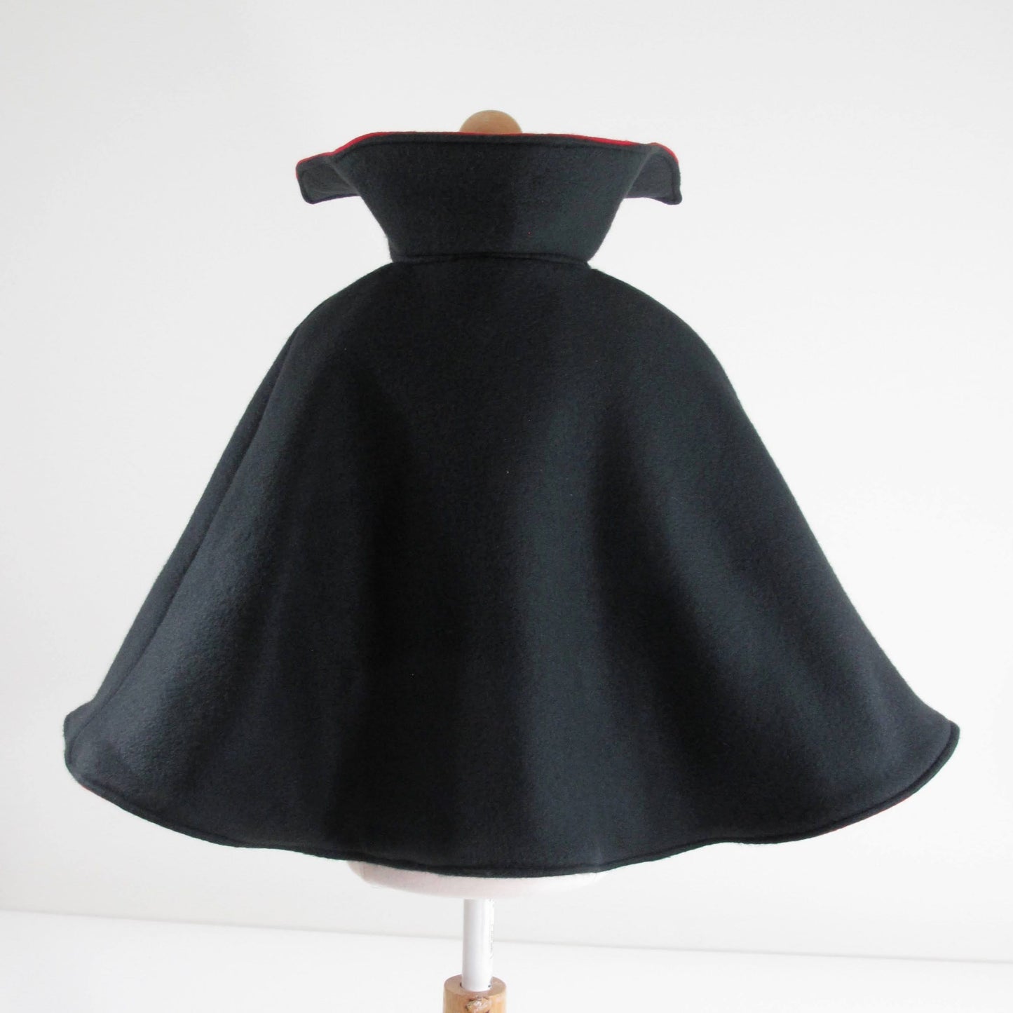Count Dracula Vampire Halloween Costume, Cosplay Costume Cloak Cape, Magician Costume, Unisex Kids Adult, 2T, 4T, 6, 8, 10, Adult