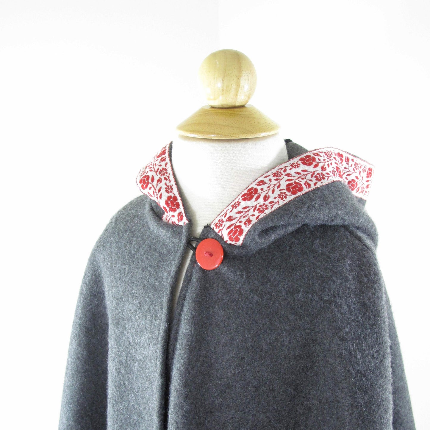 Girls Fleece Hooded Cloak, Kids Nordic Cape with Hood, Car Seat Poncho Cape Coat, Christmas Gift for Girls, Newborn, 3M, 6M, 2T, 4T, 6, 8, 1