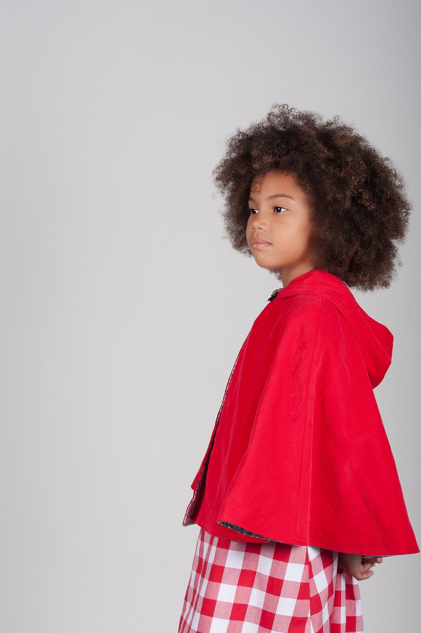 Cape Little Red Riding Hood pour filles, Cape rouge à capuche pour filles, Manteau de cosplay pour costume d'Halloween, Poncho de siège auto, Taille 6 mois - 10 ans