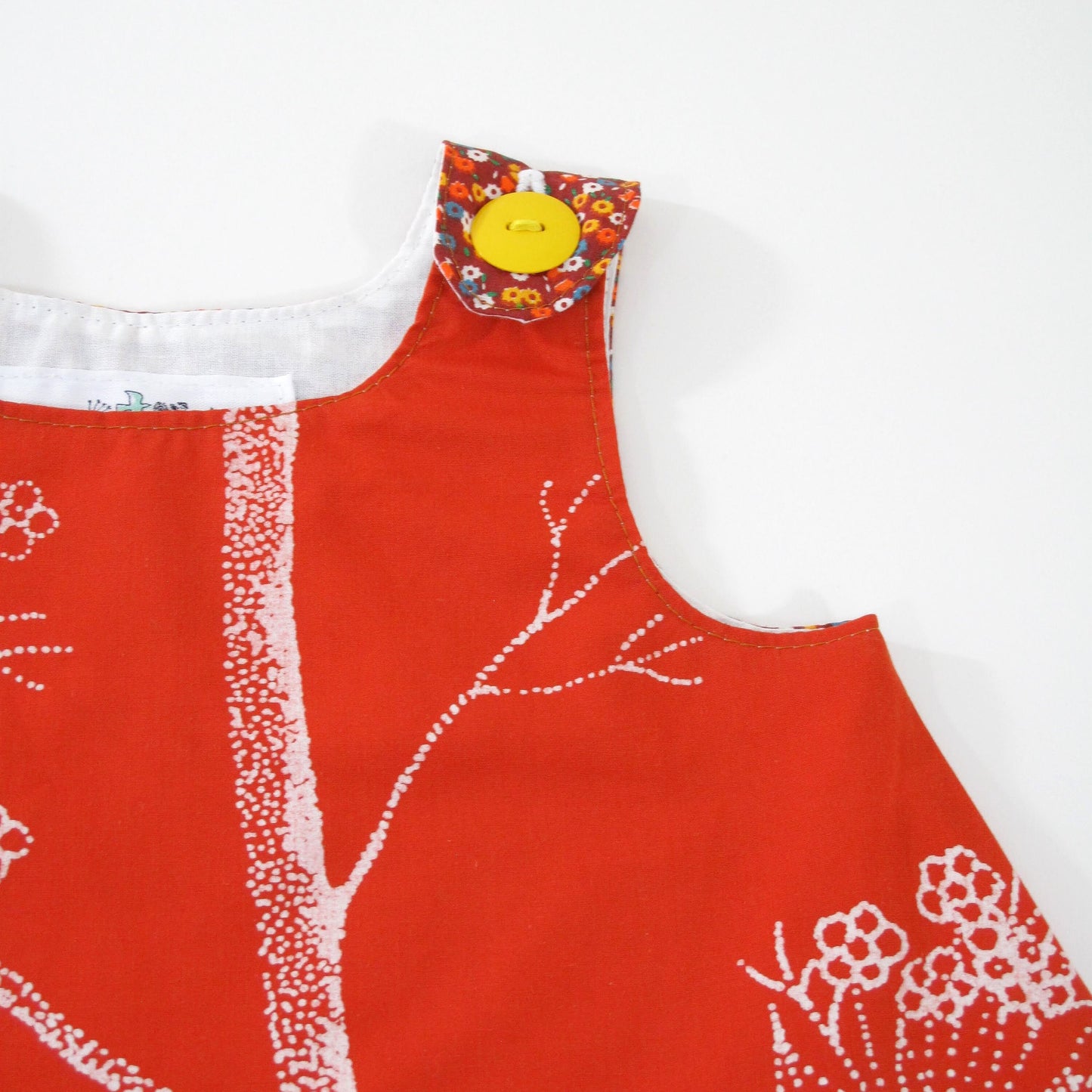 Robe pour bébé fille 12 mois, vêtements recyclés faits main, salopette patchwork, tenue style bohème/hippie, cadeau 1er anniversaire