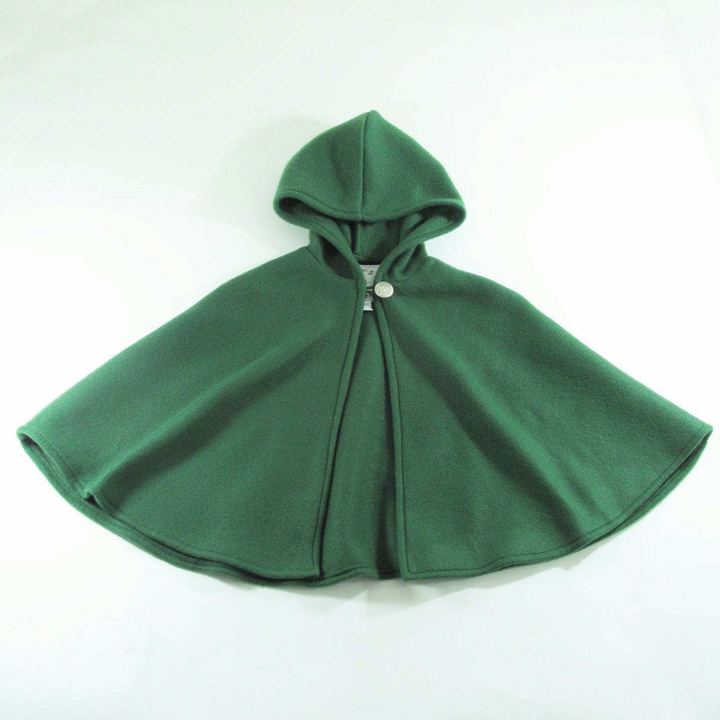 Cape pour enfants, cape à capuche verte en polaire pour garçons et filles, elfe, archer, Peter Pan, gobelin, gnome, costume d'Halloween, cape de bébé, poncho