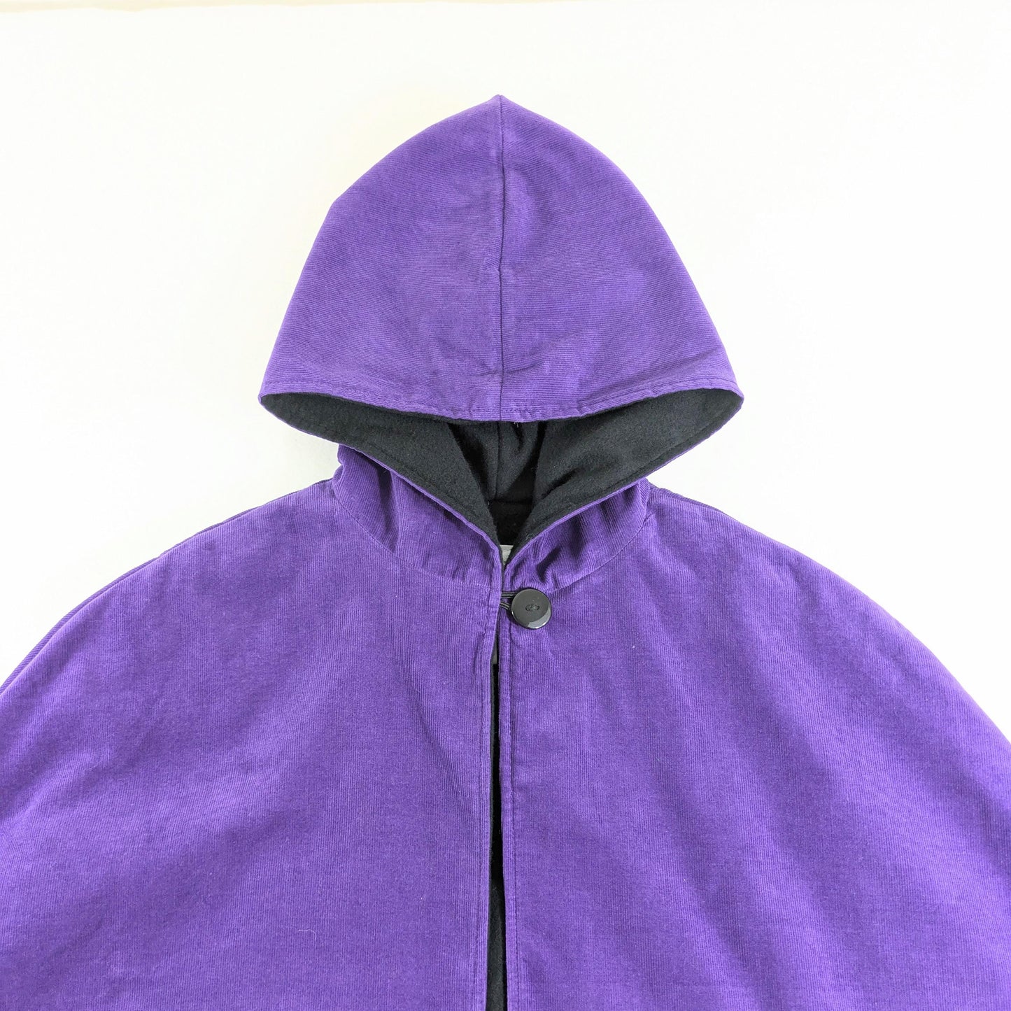 Cape violette pour enfant avec capuche, cape en velours côtelé pour fille, costume d'Halloween, poncho pour siège auto, manteau-cape d'hiver, pour enfants de 1 à 12 ans