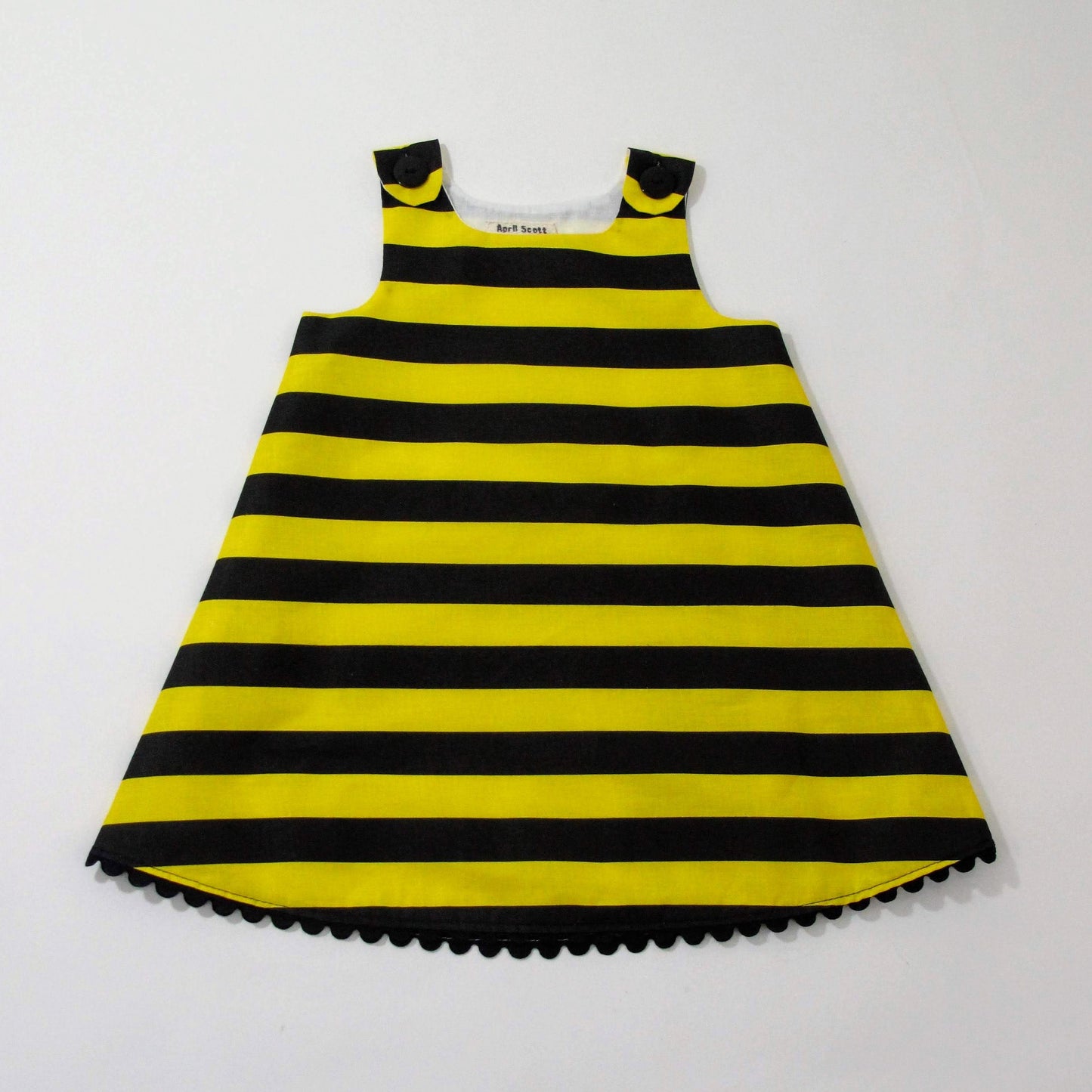 Bumble Bee Kids Halloween Costume, Girls Dress, Baby Costume, Toddler Costume, Honey Bee Costume, Animal Striped, Newborn - Girls 6