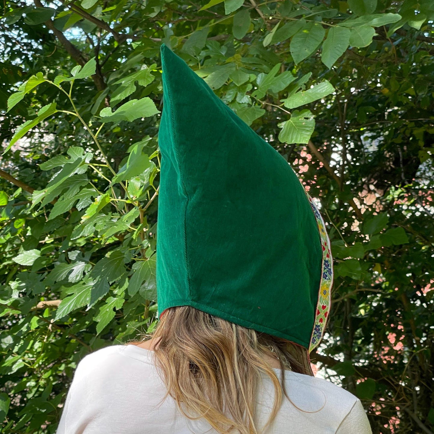 Bonnet de bébé Lutin de Jardin Vert, Chapeau de Bébé Fille Tout-Petit, Costume d'Elfe, Fairycore, Conte de Fées Sylvestre, Âges 6 Mois - Adulte