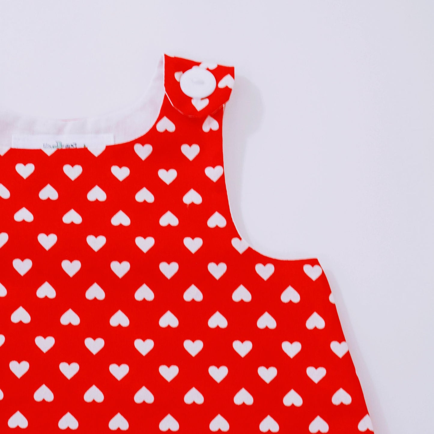Robe de la Saint-Valentin, Robe Saint-Valentin Fille, Robe Cœur, Cadeau Saint-Valentin, Bébé, Tout-petit, Robe Salopette Fille, Nouveau-né - Taille 6