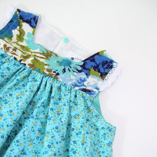 Girls Dress, Toddler Maxi Heirloom Pinafore Boho Sundress, Flower Girl Dress, Tea Party Dress Handmade Outfit, 12M-18M-2T-3T-4T