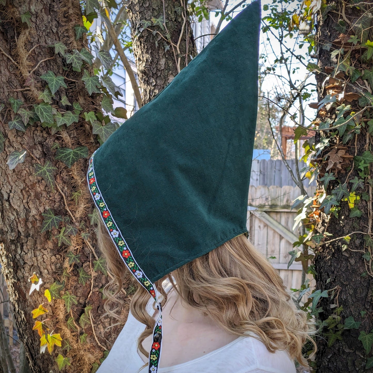 Bonnet de bébé Lutin de Jardin Vert, Chapeau de Bébé Fille Tout-Petit, Costume d'Elfe, Fairycore, Conte de Fées Sylvestre, Âges 6 Mois - Adulte