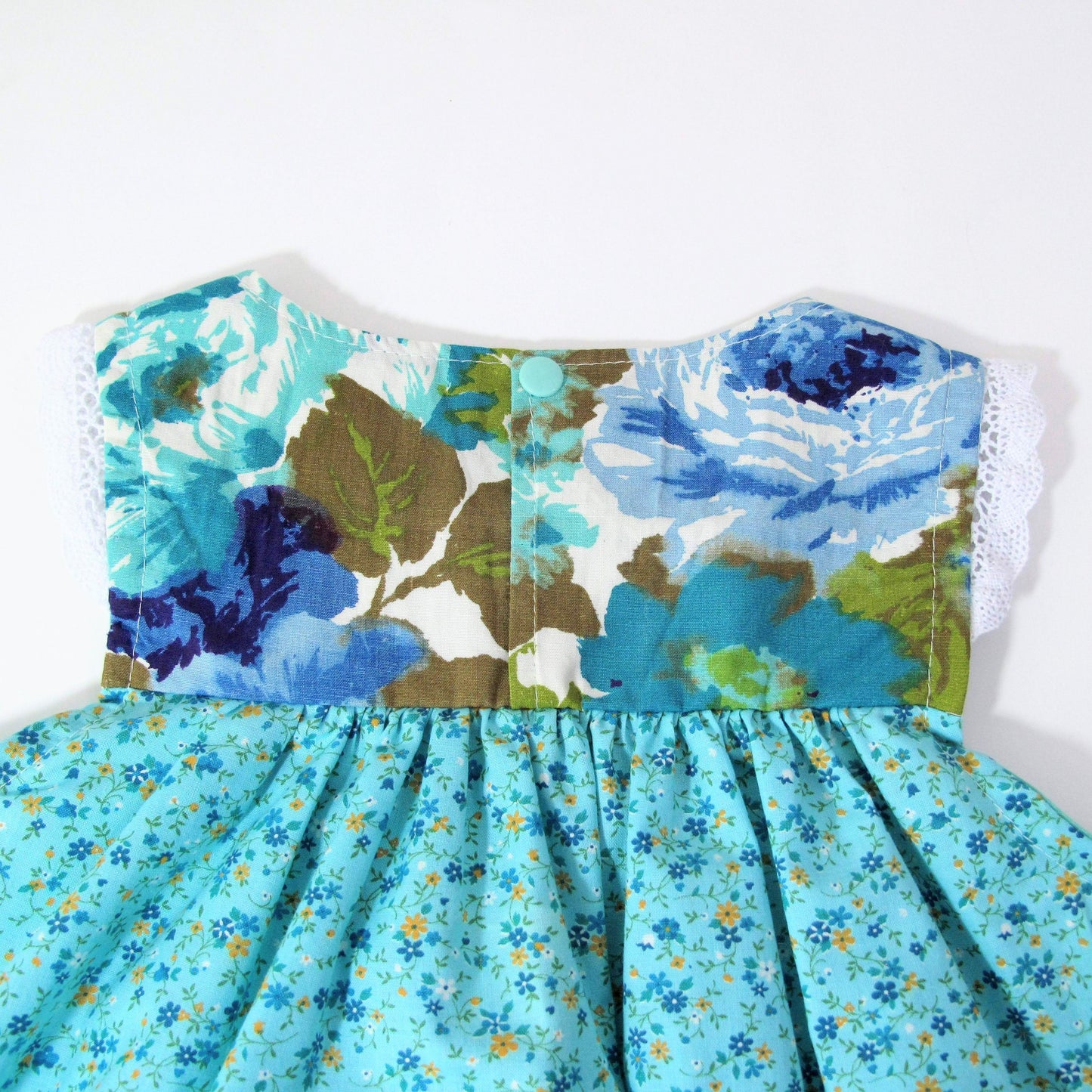 Robe pour Fille, Robe Longue Pinup Bohème Héritage pour Tout-Petit, Robe de Demoiselle d'Honneur, Robe de Fête de Thé Faite Main, 12M-18M-2T-3T-4T
