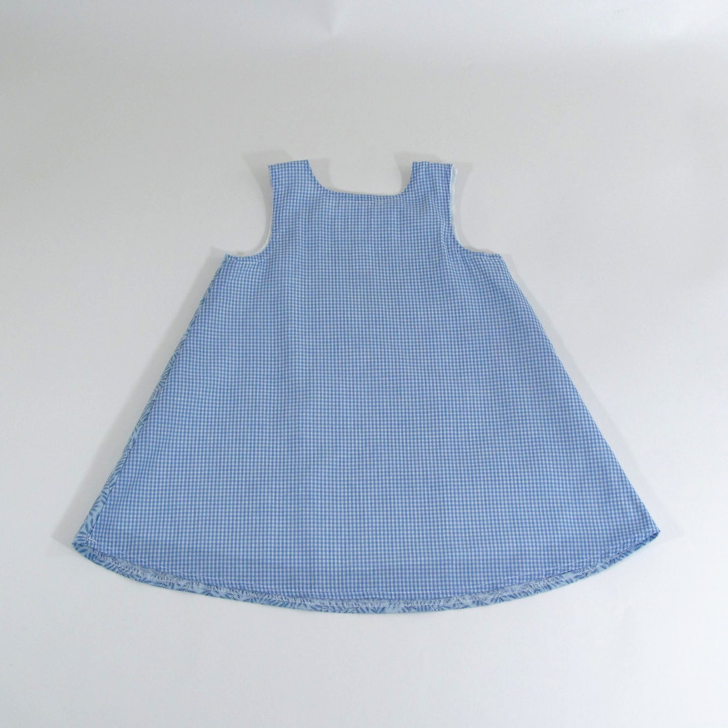 18M Toddler Girls Dress, Bird Patchwork Pinafore Outfit, Handmade Children's Clothing, Heirloom Keepsake Gifts for Girls
