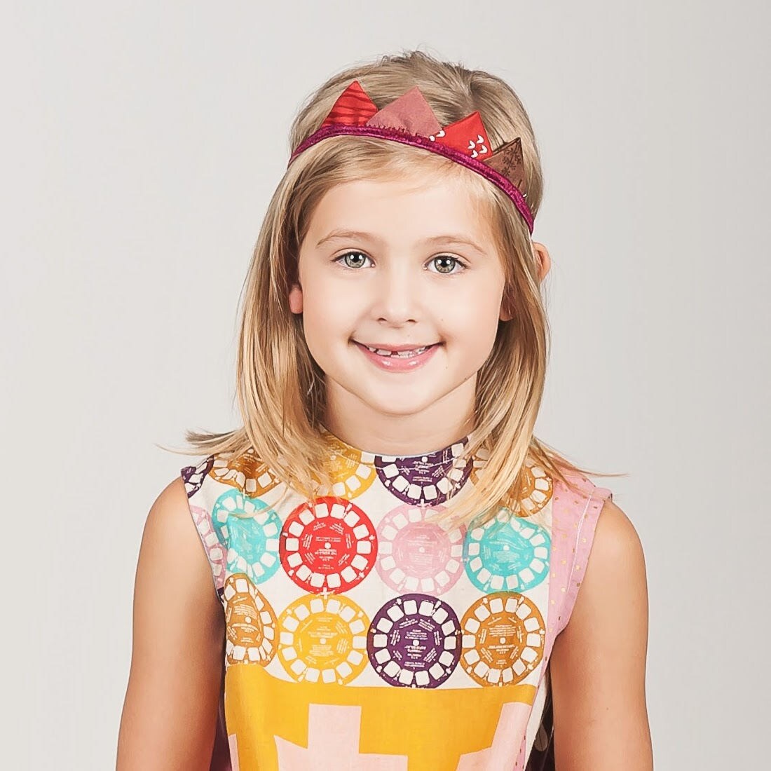 Serre-tête Couronne en Tissu, Cadeaux pour Enfants, Faveur de Fête d'Anniversaire de Maternelle, Costume de Jeu de Rôle, Tiara de Princesse Fée, Cadeau de Pâques
