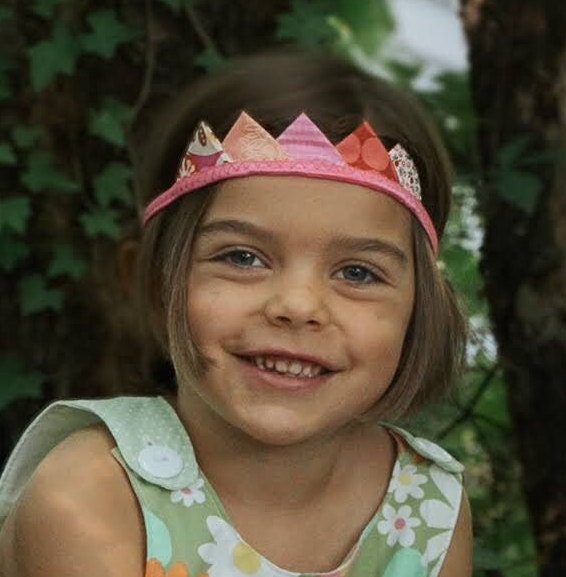 Serre-tête Couronne en Tissu, Cadeaux pour Enfants, Faveur de Fête d'Anniversaire de Maternelle, Costume de Jeu de Rôle, Tiara de Princesse Fée, Cadeau de Pâques