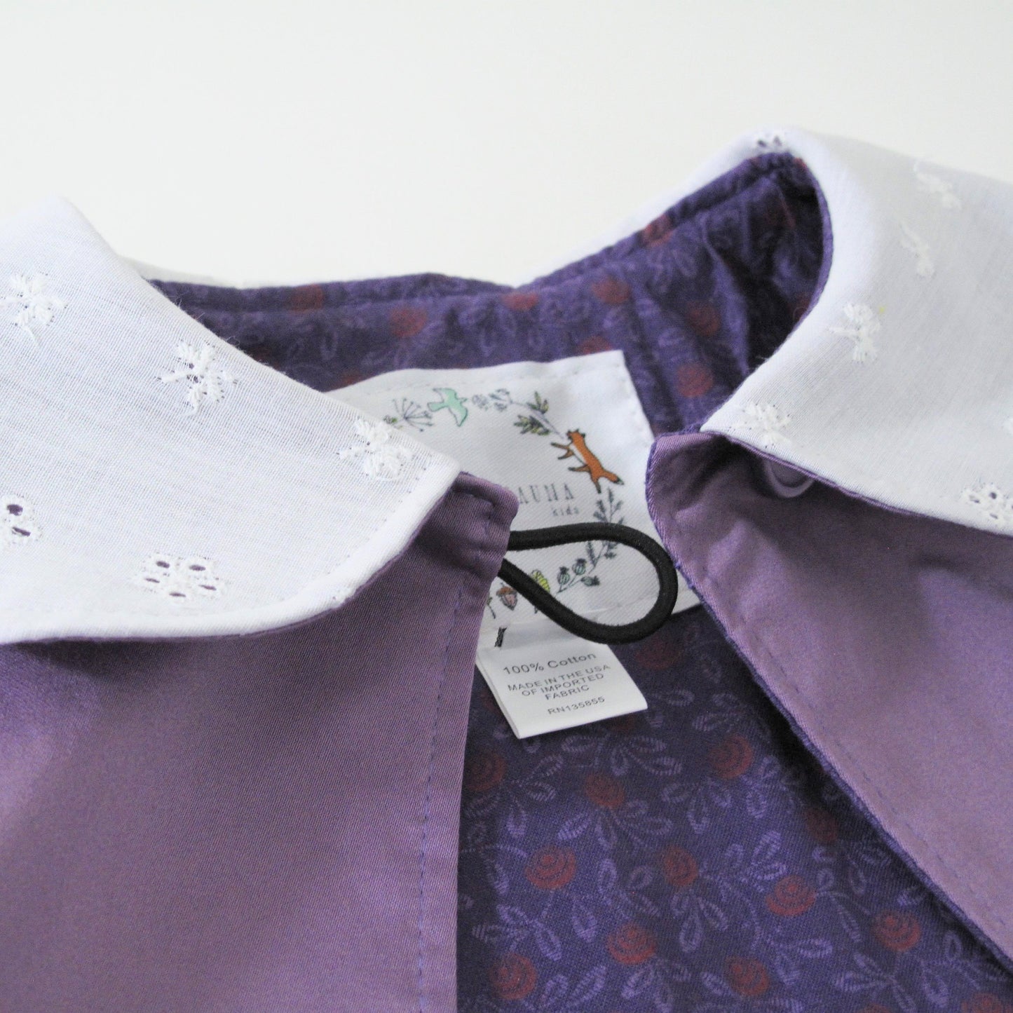 4T Girls Purple Cape with Lace Collar, Classic Traditional Fantasy Spring Flower Girl Gift, Garden Party Toddler Girl Gift