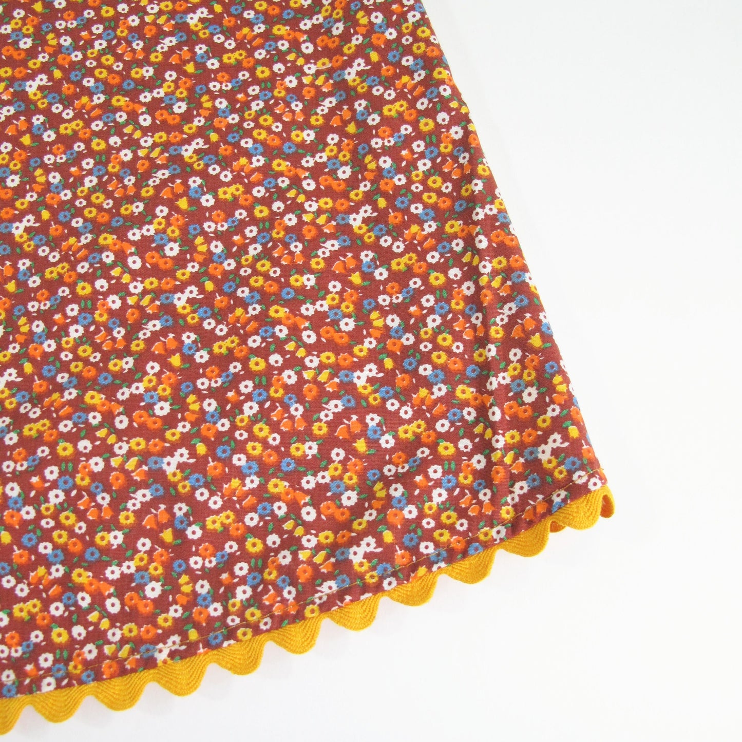 Robe fille 6T, Salopette tablier patchwork faite à la main pour tout-petits, Cadeau d'anniversaire Bohème Hippie, Rentrée scolaire Automne Maternelle